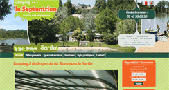 Desktop Screenshot of campingleseptentrion.com