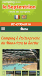 Mobile Screenshot of campingleseptentrion.com